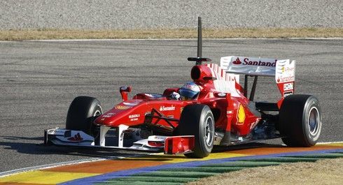Alonso testuje Ferrari