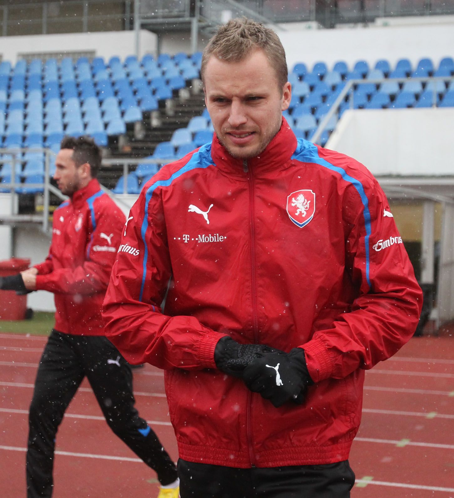 Trénink české fotbalové reprezentace: Michal Kadlec