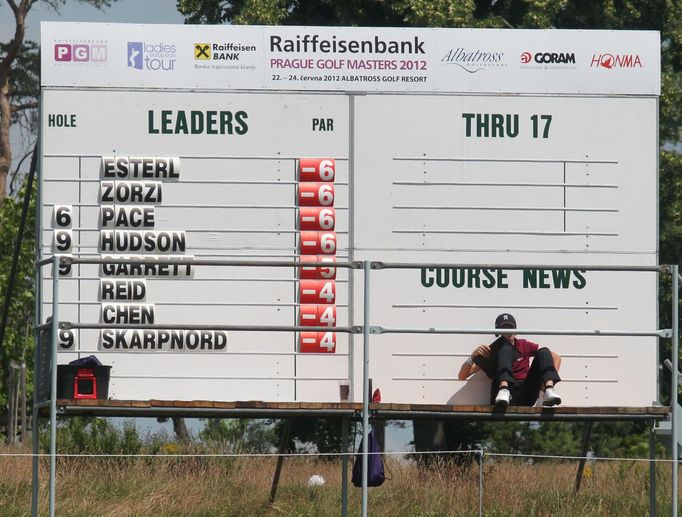 Golfisté na turnaji Prague Golf Masters.