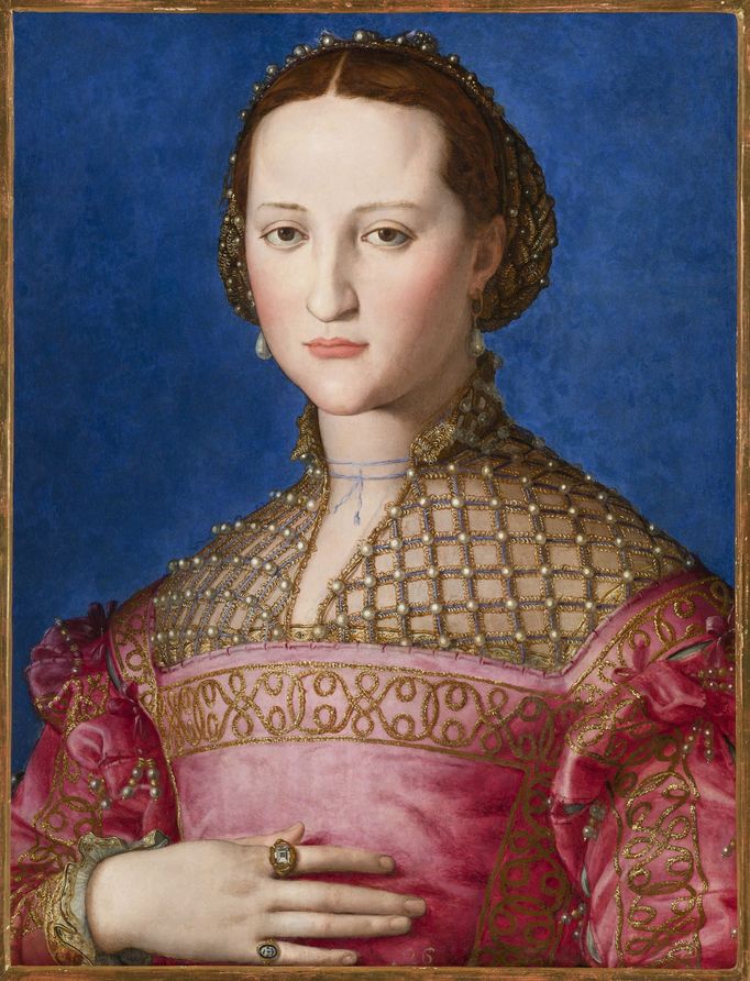 Agnolo Bronzino: Portrét Eleonory z Toleda, asi 1543