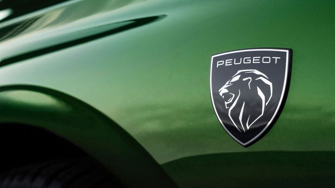 Nové logo značky Peugeot, ilustrační snímek.