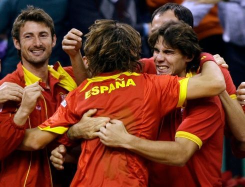 Španělé se radují z Ferrerova vítězství
