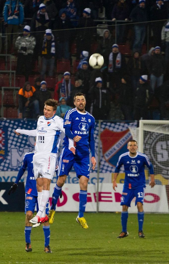 Utkání Gambrinus ligy Olomouc vs. Ostrava (Ordoš)