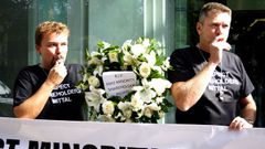 Minoritní akcionáři ArcelorMittal protestovali v Londýně