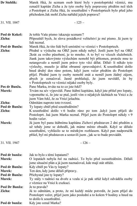 Stenografický zápis - Konfrontace 10