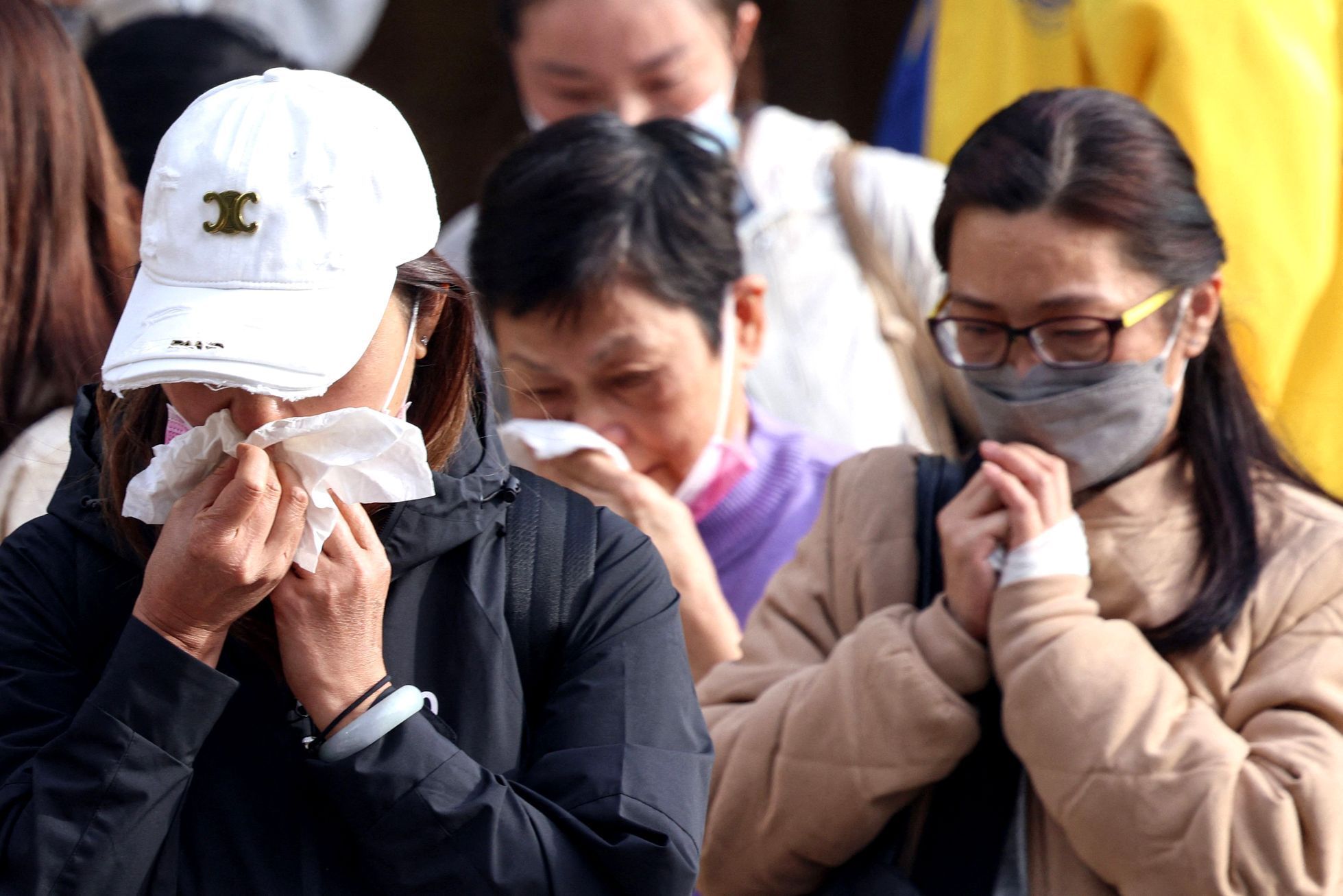 Hong Kong, Čína, bytový komplex, požár
