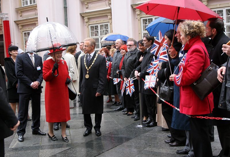 Královna Alžběta II. v Bratislavě