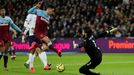 Soccer Football - Premier League - West Ham United v Liverpool - London Stadium, London, Britain - January 29, 2020   West Ham United's Manuel Lanzini in action with Live