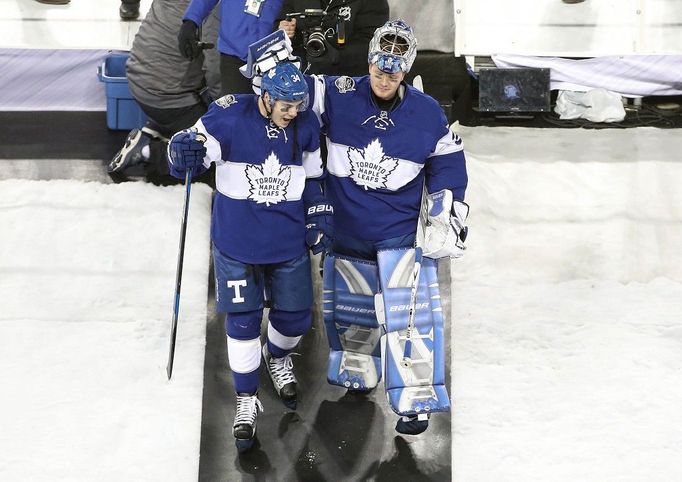 NHL Centennial Classic: Toronto - Detroit (Matthews a Andersen)