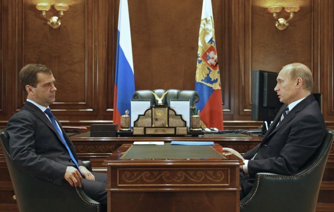 Putin a Medveděv