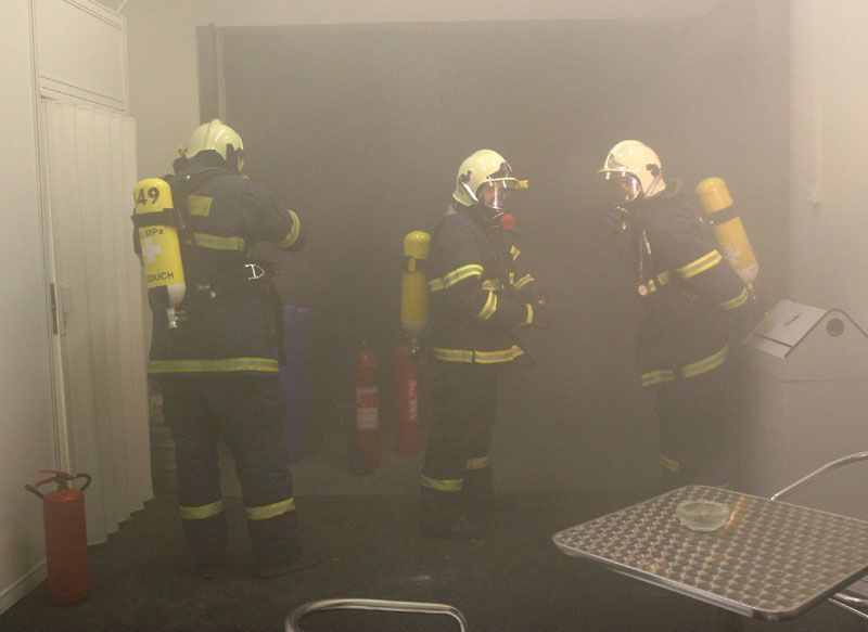 Zásah hasičů na sjezdu ČSSD