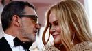 Antonio Banderas a Nicole Kidman při benátské premiéře filmu Babygirl.