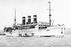 Loď Patria SS při přepravě amerických vojáků v letech 1918 až 1919.