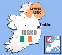Mapa - Irsko