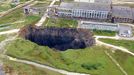 Sinkhole grows in Berezniki town 71: PERM REGION, RUSSIA. AUGUST 28. A sinkhole collapse on the grounds of Uralkaliy Joint Stock Co. 2007