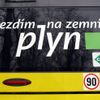 Označení autobusu na plyn