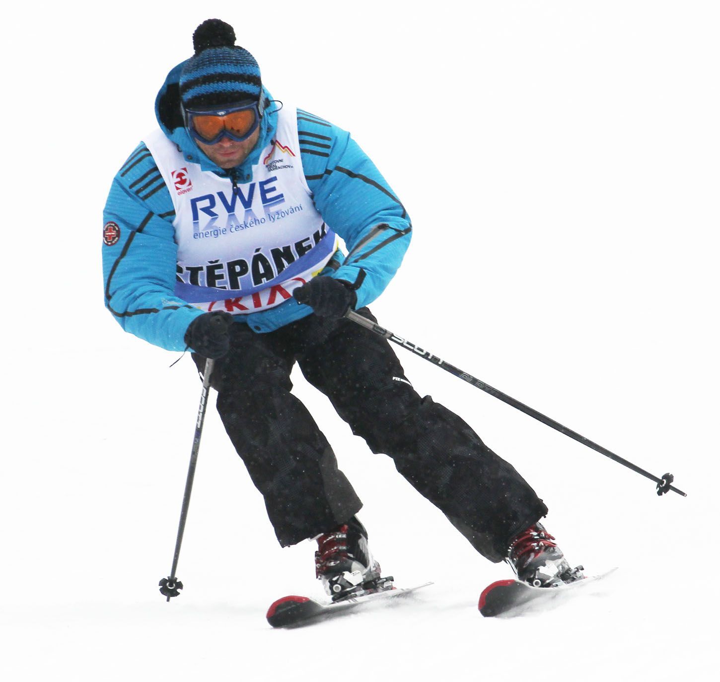 Ondřej Štěpánek na lyžařském sjezdu RWE KSN cup 2013