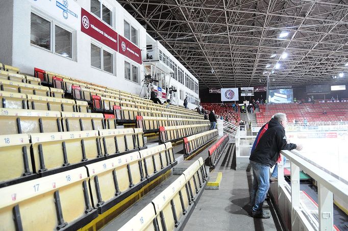 Stará Werk aréna (zimní stadion) v Třinci