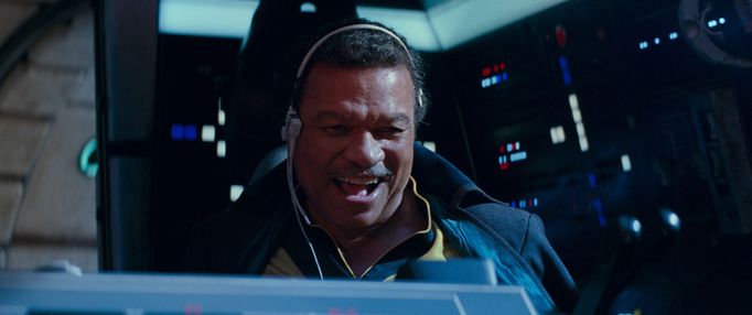 Billy Dee Williams jako Lando Calrissian.