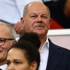 Německý kancléř Olaf Scholz sleduje zápas Eura 2024 Německo - Maďarsko