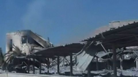 Video: Raketový útok zničil v Sýrii vědecké centrum a nad Damaškem zanechal kouřový opar