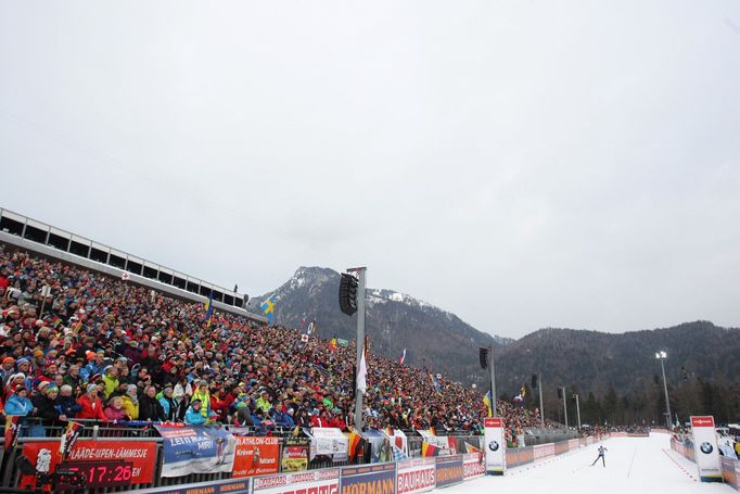 SP Ruhpolding 2018, 15 km Ž: fanoušci