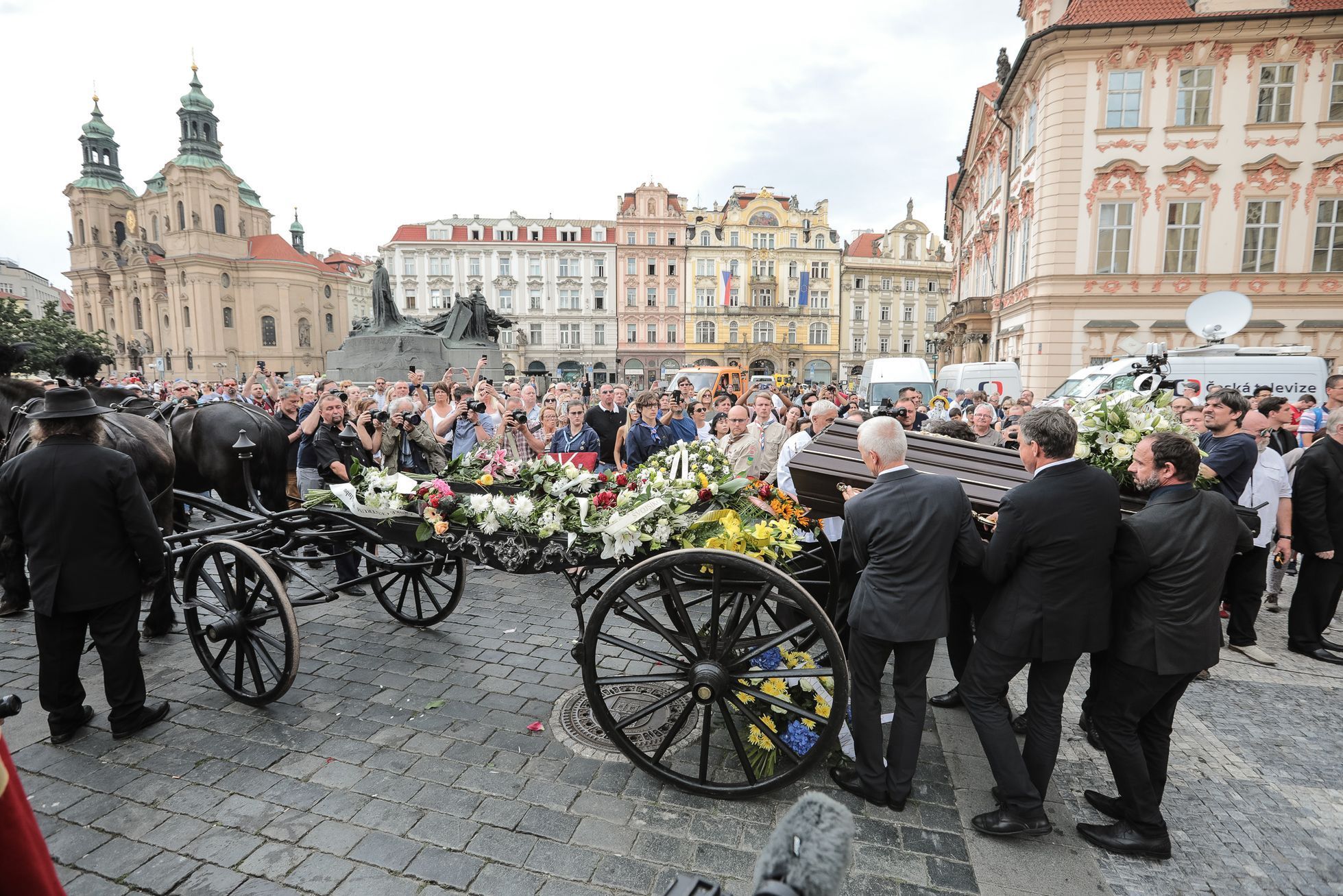 Pohřeb spisovatel Jiří Stránský
