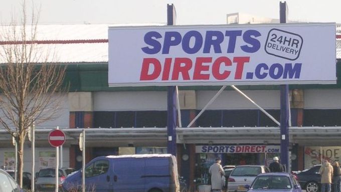 Prodejna řetězce SportsDirect v Leedsu