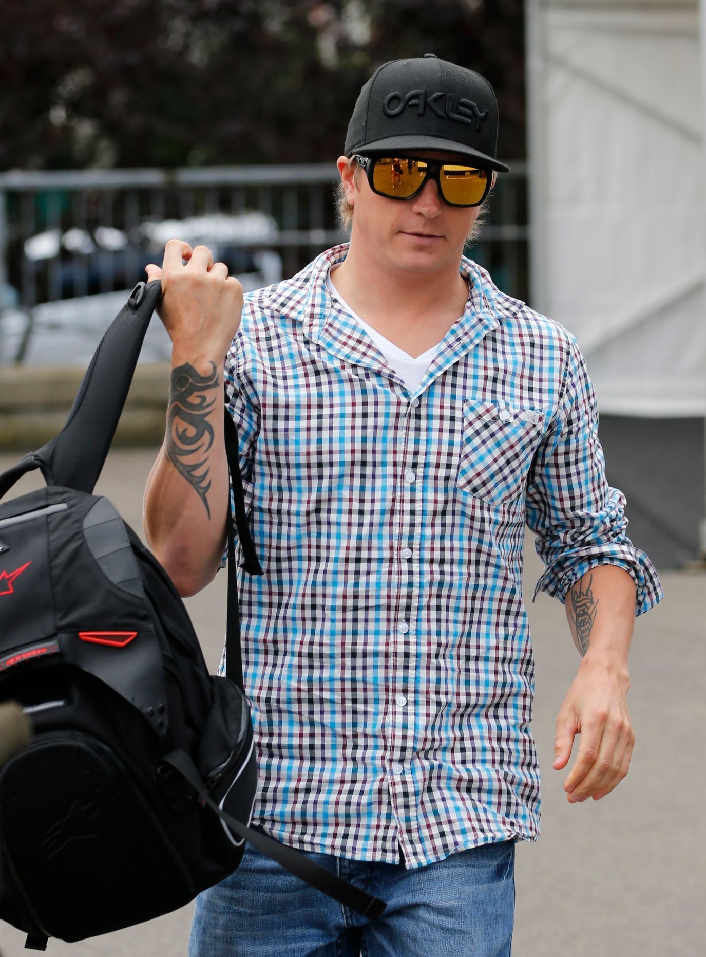 Kimi Räikkönen přijel do Spa