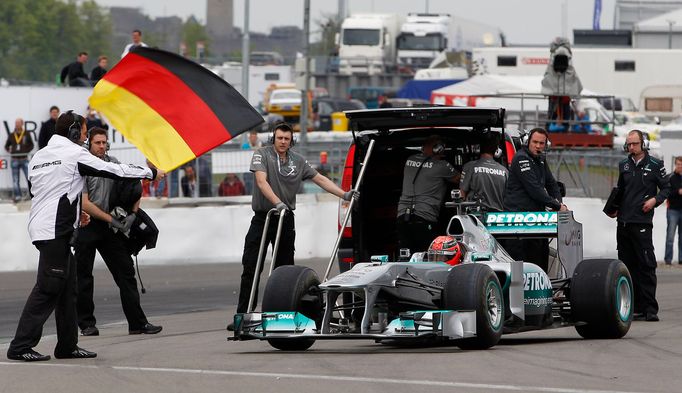 Michael Schumacher na Nordschleife, formule 1 Mercedes