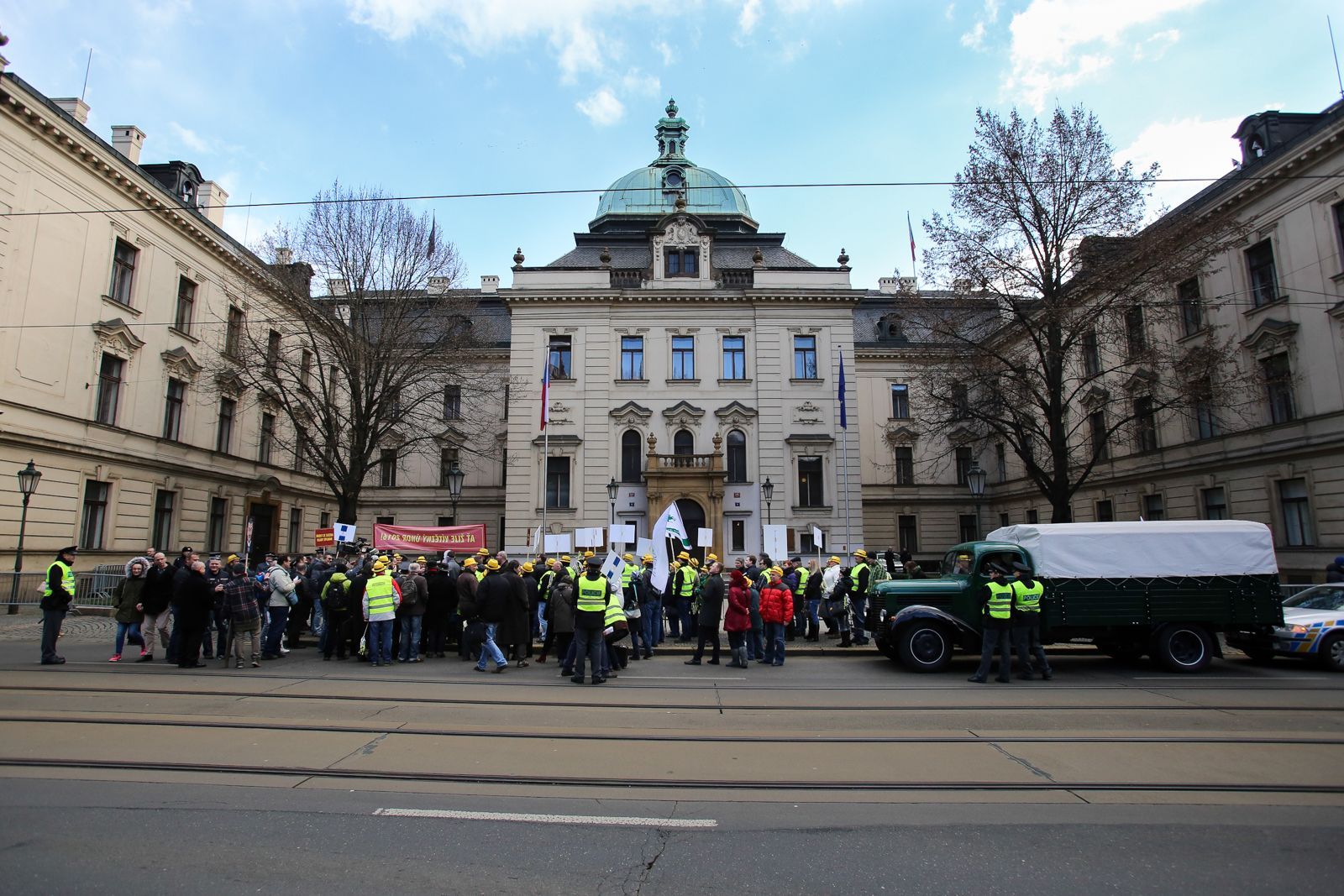 Demonstrace proti EET - Soukromníci a Svobodní