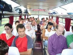 Autobus, který vyjel z Prahy Florence ve 13:30, je přesná kopie původního busu pocházejícího z roku 1957. Tento byl vyroben v roce 1961.