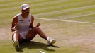 Iga Šwiateková slaví triumf na Wimbledonu 2025.