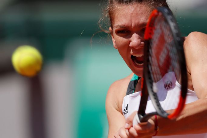 Simona Halepová ve čtvrtfinále French Open 2017