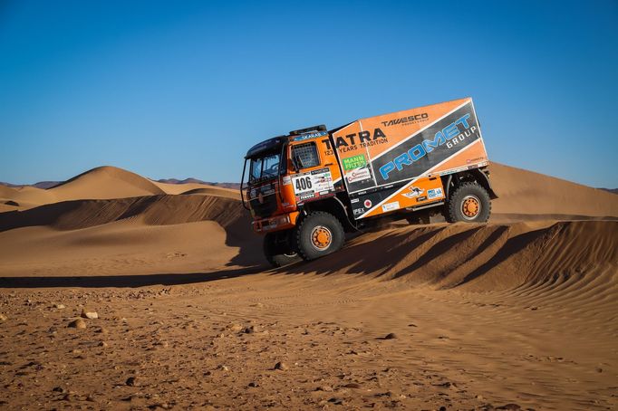 Tomáš Tomeček v Tatře 815 na Africa Eco Race 2020