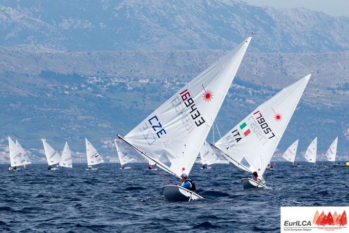 České lodě na Mistrovství Evropy v olympijské lodní třídě Laser Standard a Laser Radial 2014