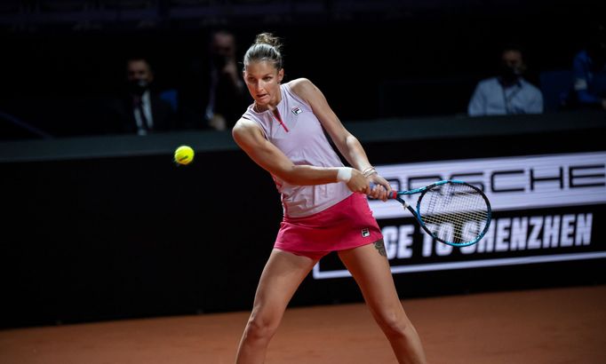 Karolína Plíšková na turnaji Porsche Tennis Grand Prix ve Stuttgartu (2021)