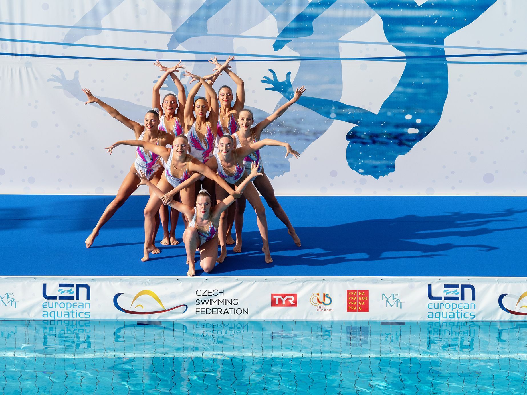 ME juniorů v synchronizovaném plavání, Praha 2019 (akvabely)