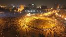 People gather in Tahrir square to celebrate the anniversary of an attack on Israeli forces during the 1973 war, in Cairo October 6, 2013.