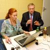 Mirek Topolánek přijel do Aktuálně.cz