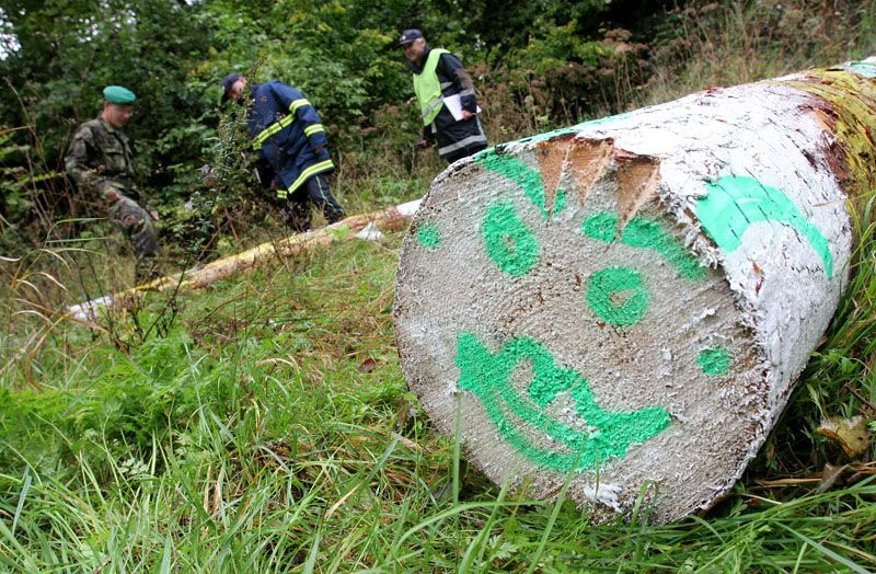 Cvičení hasičů - likvidace chovu krav