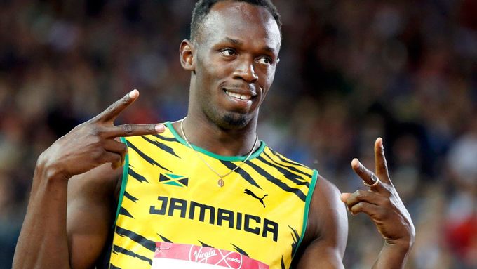 Usain Bolt na Hrách Commonwealthu.