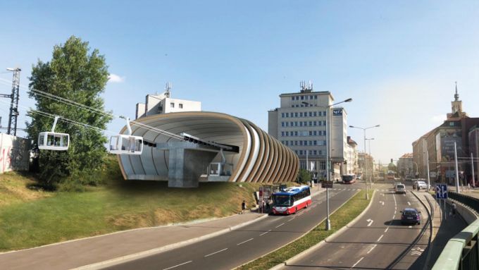 Praha chce lanovkou propojit Bohnice a Podbabu. Vydrží prý i vítr 140 km/h