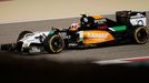 Force India Formula One driver Sergio Perez of Mexico drives during the Bahrain F1 Grand Prix at the Bahrain International Circuit (BIC) in Sakhir, south of Manama April