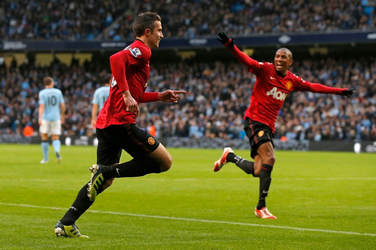Manchester City - Manchester United: Robin van Persie