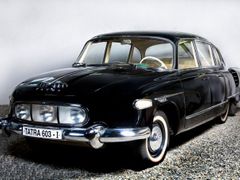 Tatra T603: 1956 - 1967, vyrobeno 20422 kusů. Luxusní aerodynamická limuzína vyznačující se výtvarnou čistotou linie vozu i vypracováním detailů. Umožňovala rychlou a bezpečnou jízdu a stala se oblíbeným vozem nejen ministrů a ředitelů, ale i řady sportovních jezdců.