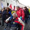 Stávka odborů, protest, demonstrace, pochod