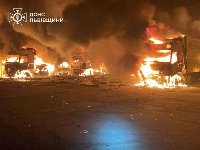 Rusové znovu masivně bombardovali Lvov, podruhé během tří dnů.