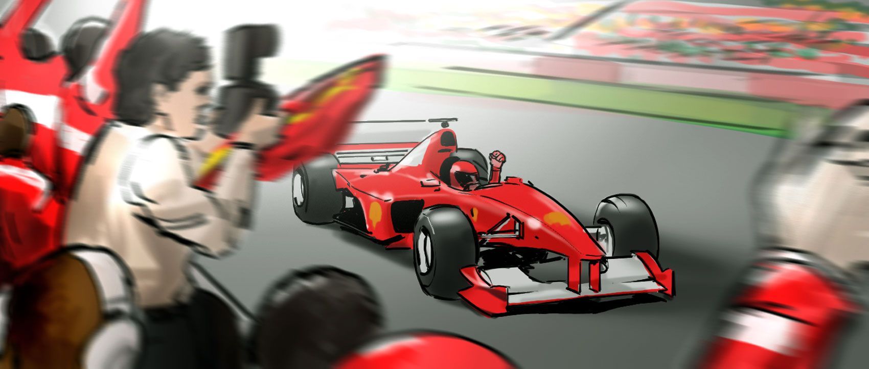 Schumacher fine print Automobilist