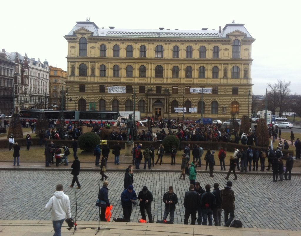 Týden neklidu - demonstrace v Praze